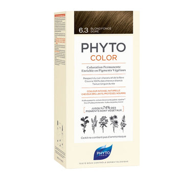 Phyto - Phytocolor 6.3 Dark Golden Blonde Permanent Coloring