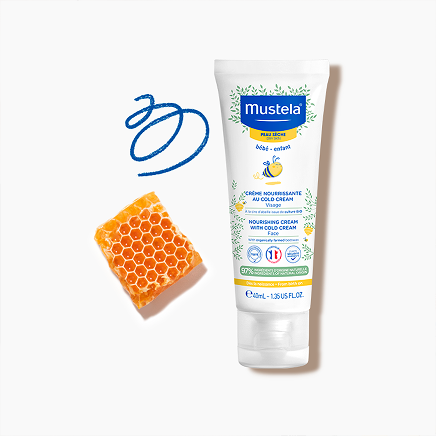 Mustela nourishing cream hot sale with cold cream