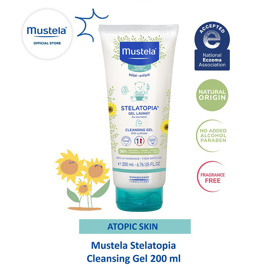 Stelatopia Cleansing Gel For Babies With Eczema-Prone Skin